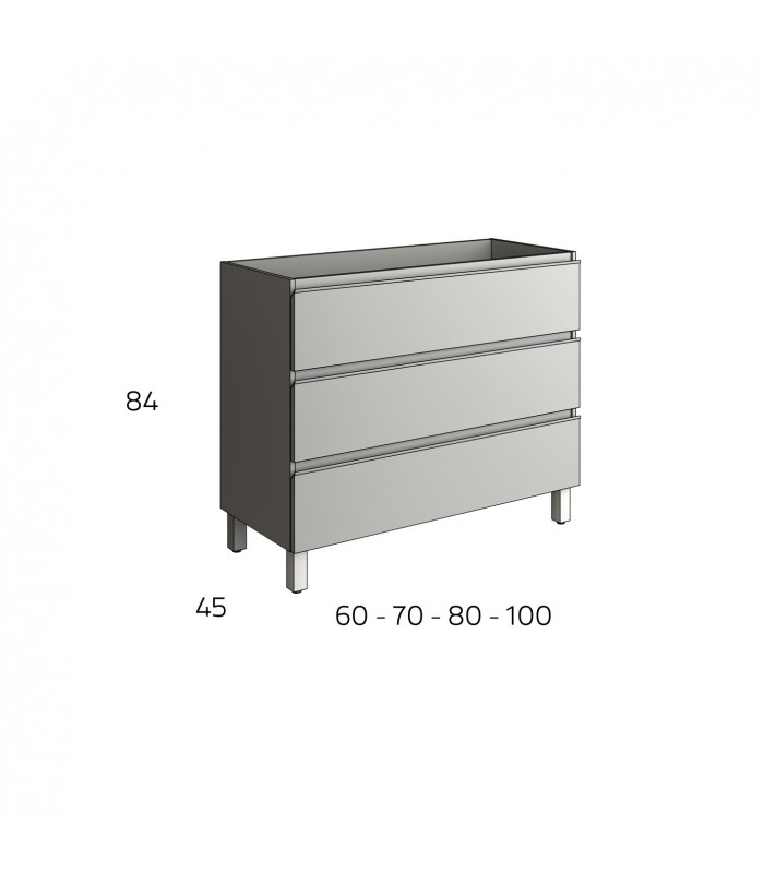 Mueble de baño Inglet compact en roble