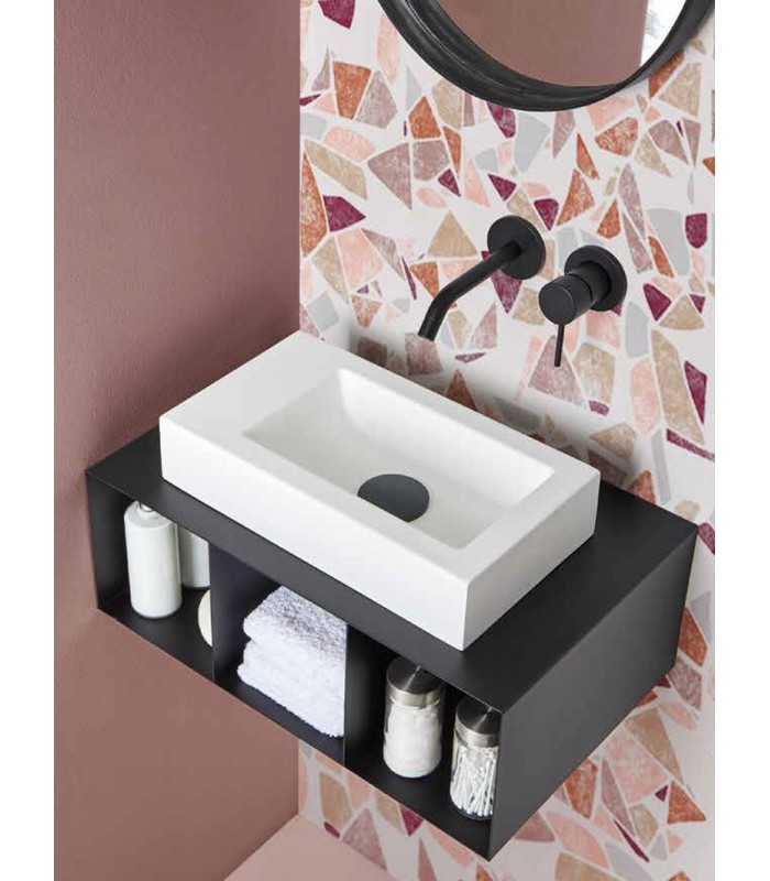 Lavabo sobre encimera solid surface Mini