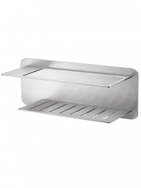 Jabonera frontal Bethari níquel