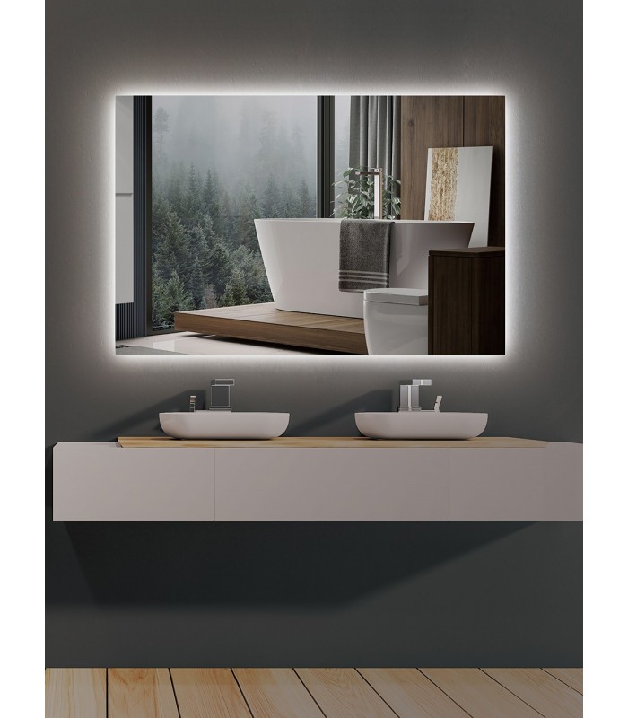 Espejo de baño retroiluminado Deep stock