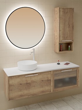 Mueble de baño Mila Cristal