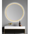 Espejo de baño luz LED Moon Gold