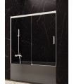 Mampara de bañera frontal corredera Basic blanca - GME