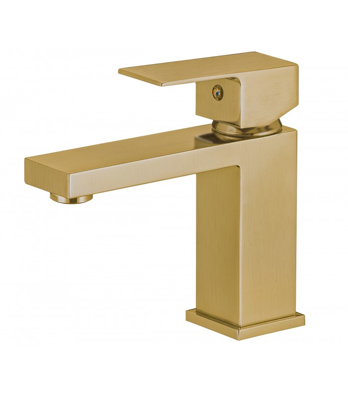 Grifo de lavabo Segura oro cepillado Valaz