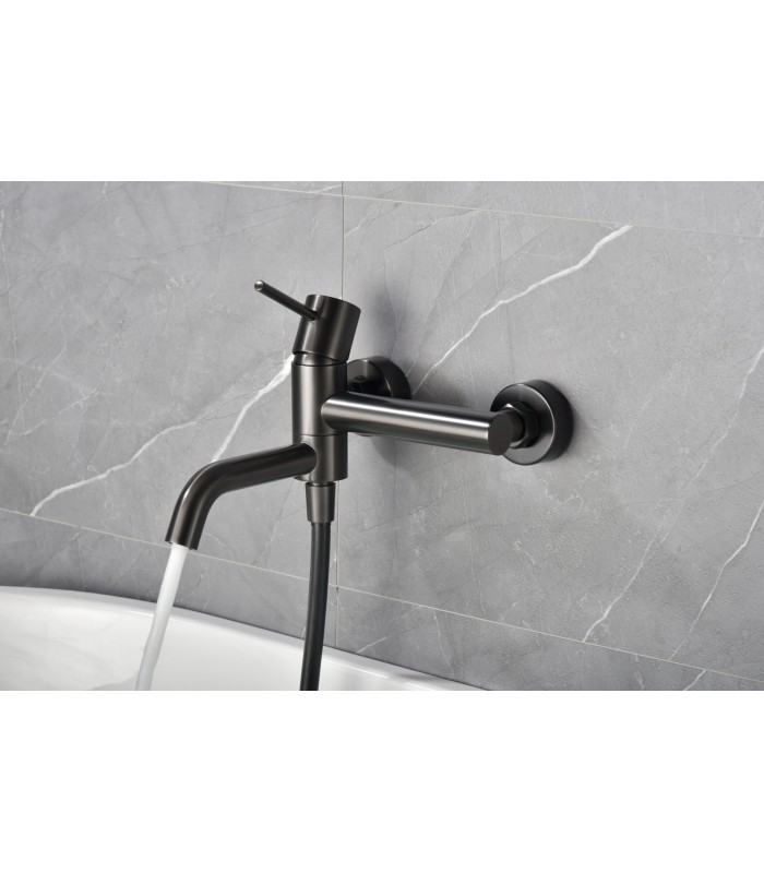 Grifo de bañera/ducha Monza black gun metal imex