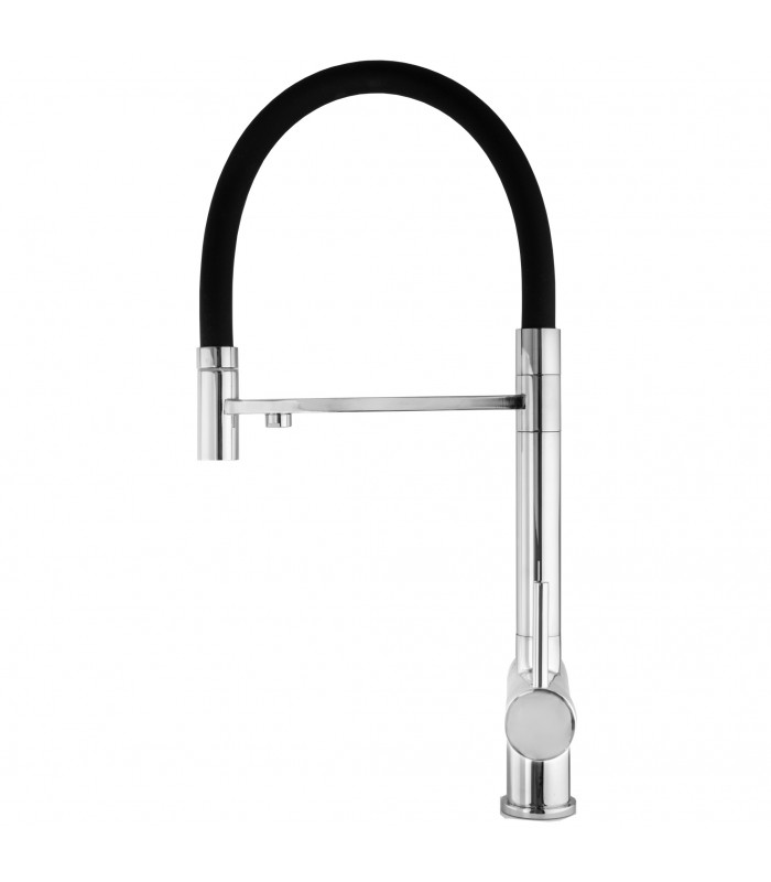 Grifo de cocina Manzanares cromado/negro