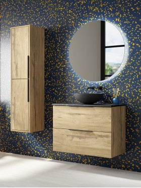 Mueble de baño Bora con tapa