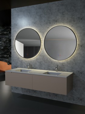 Espejo de baño con luz led Fun