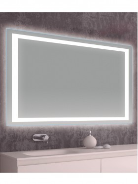 Espejo de baño con luz LED Frame