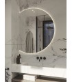 Espejo de baño redondo luz LED Zircon