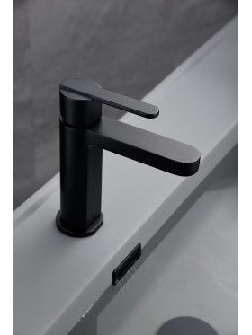 Grifo de lavabo Roma negro Imex