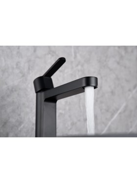 Grifo de lavabo Roma negro Imex