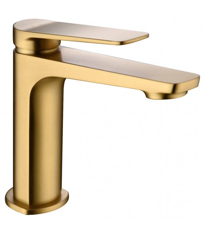 Grifo de lavabo Nápoles oro cepillado