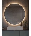 Espejo de baño redondo luz LED Ares