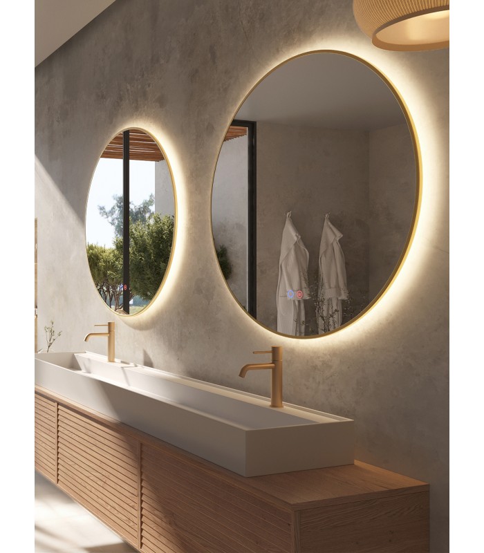 Espejo de baño con luz led Fun