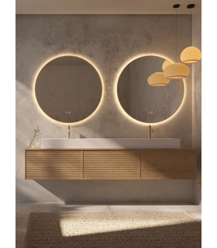 Espejo de baño con luz led Fun