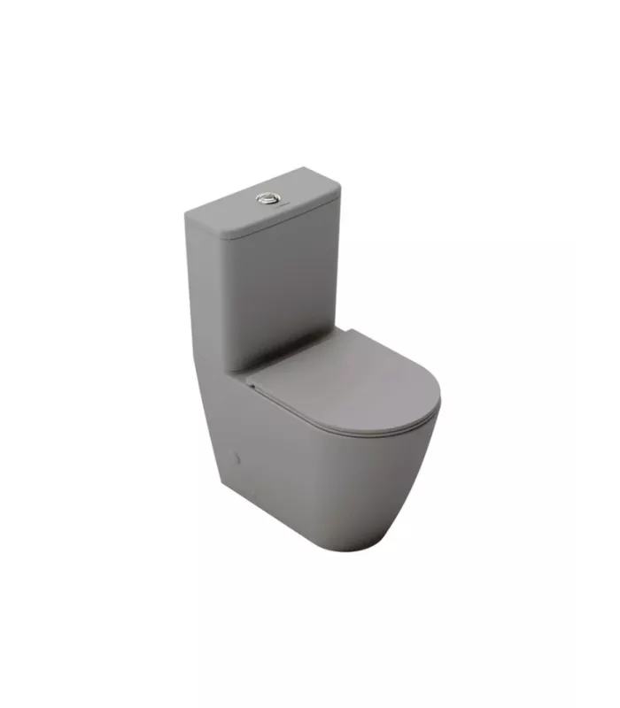 Inodoro tanque bajo Nápoles Gris mate
