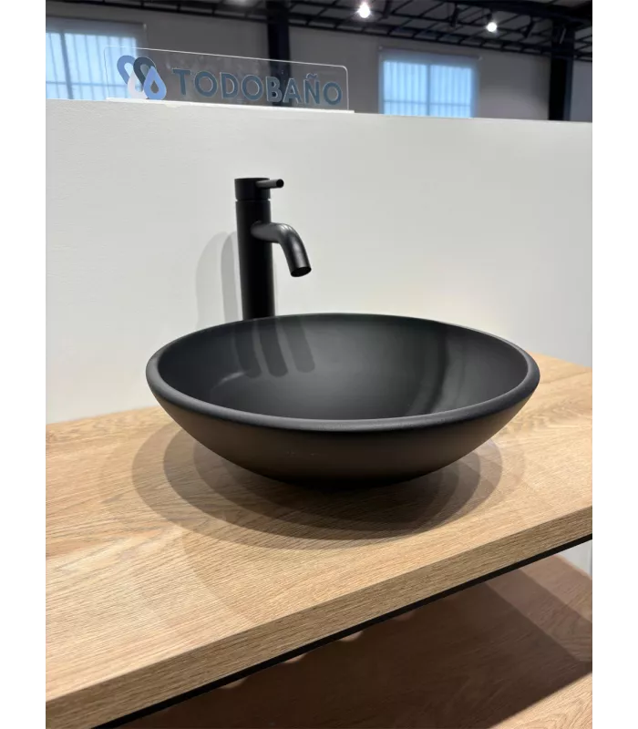 Lavabo cristal sobre encimera Sfera