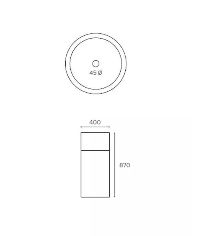 Lavabo de pie mármol Detroit