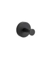 Percha de baño negro mate serie Odeón Accesorios PyP