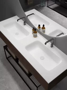 Lavabo Hermes KRION Doble Seno