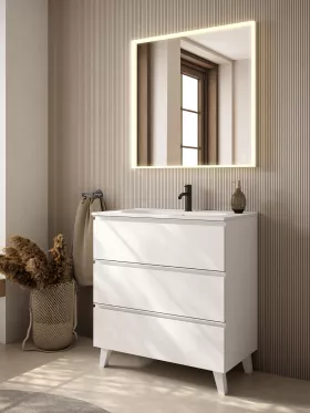 Mueble De Baño Granada Lacado con patas