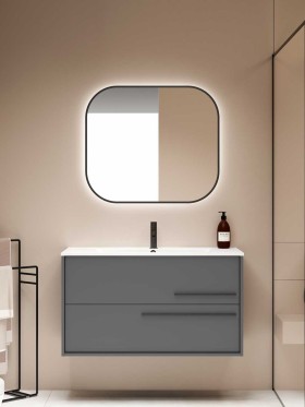 Mueble De Baño Aqua Lacado