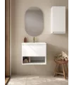 Mueble de baño BOX 1 Cajón con hueco decorativo Lacado