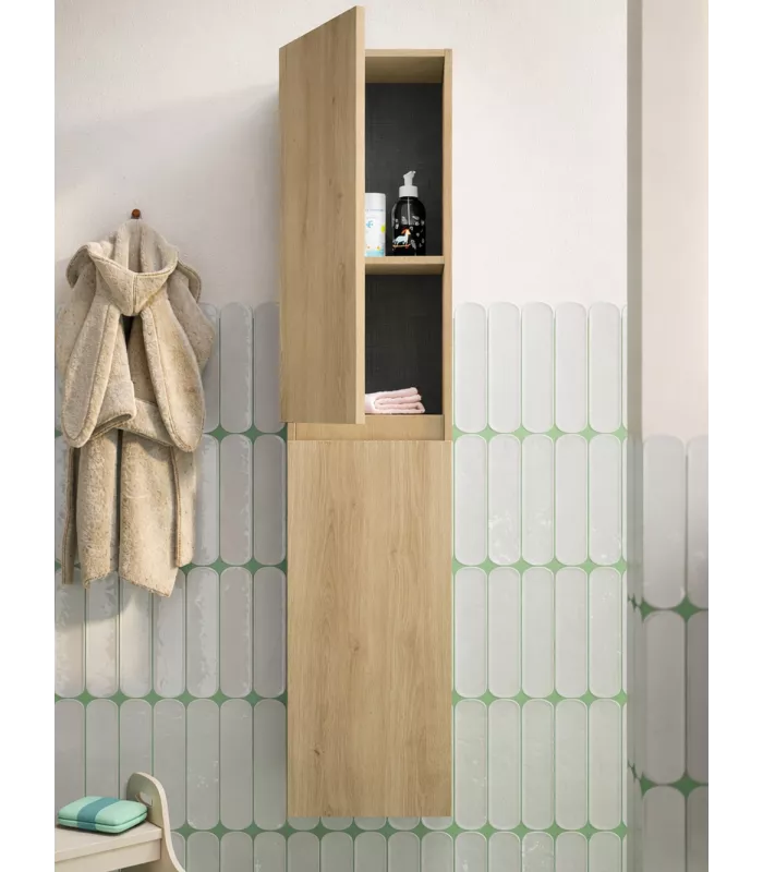 Mueble de baño BOX 1 Cajón con hueco decorativo Laminado