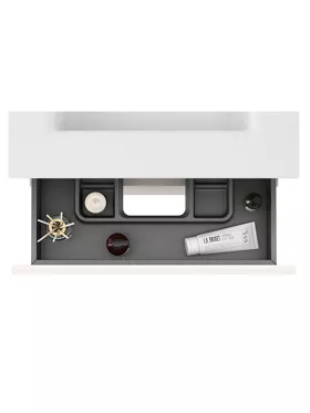 Mueble de baño BOX 1 Cajón con hueco decorativo Laminado
