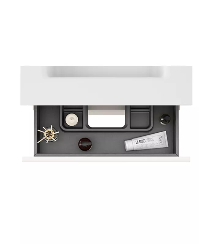 Mueble de baño BOX 1 Cajón con hueco decorativo Laminado