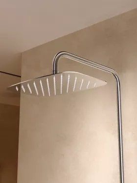 Conjunto de ducha monomando serie Toscana cromo IMEX