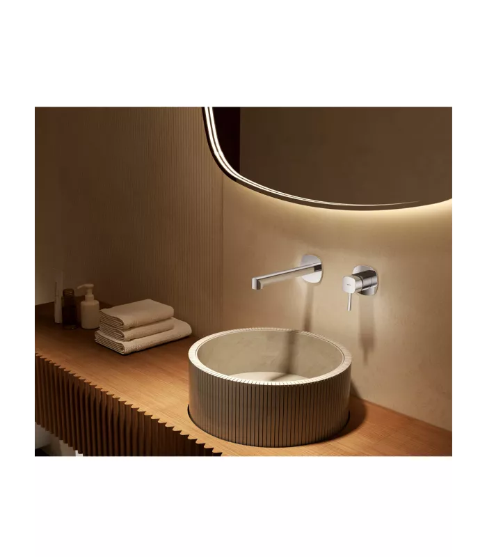 Grifo de lavabo empotrado Toscana cromo
