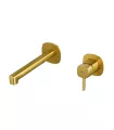 Grifo de lavabo empotrado Toscana oro cepillado