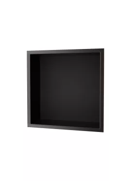 Hornacina Negro mate serie Atlantic MEDIMEX