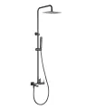 Conjunto de bañera monomando serie Firenze black gun metal IMEX