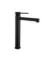 Grifo de lavabo caño alto Firenze negro mate