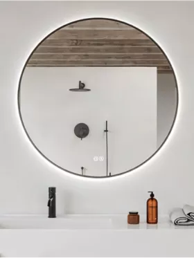 Espejo de baño redondo luz LED Luna STOCK