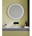 Espejo de baño redondo luz LED Mirak Stock