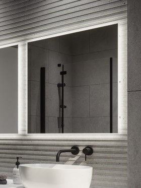 Espejo de baño luz LED Komplet