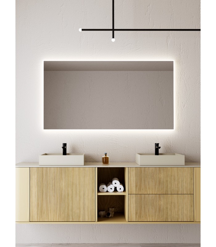 Espejo de baño luz LED Komplet