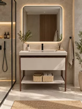 Mueble de baño con patas Iconic