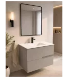 Muebles de baño grises