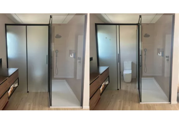 Mamparas a medida: Composiciones personalizadas para cada espacio de baño.